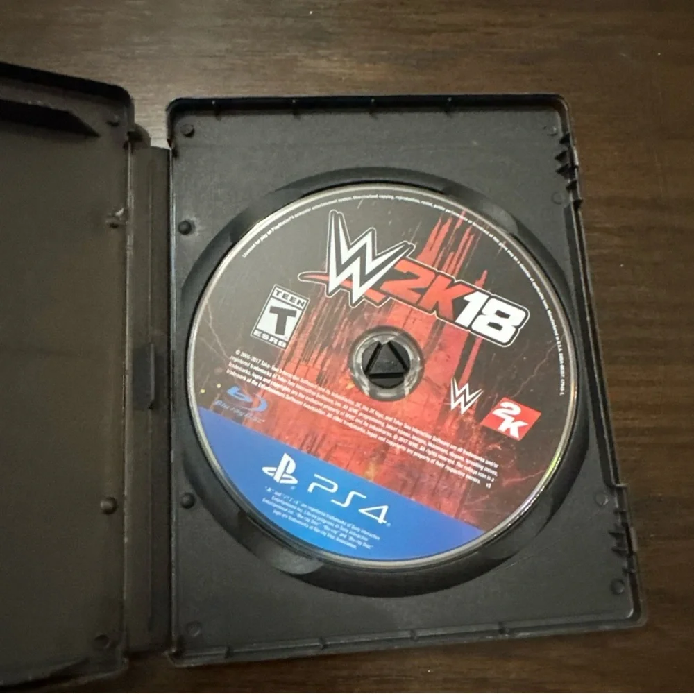 WWE 2K18 (Sony PlayStation 4, 2017) Pre-Owned GameStop Disk